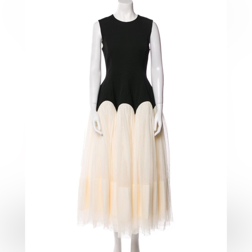 ISO Tory Burch Colorblock Tulle Dress